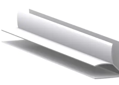 Профиль ПВХ 3 мм Внешний угол белый 2,44 (056), , шт в интернет-магазине Патент24.рф