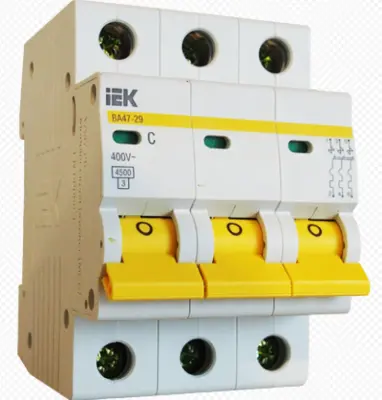 Выключ. автомат. ИЭК 3 пол. ВА 47-29 10А, , шт в интернет-магазине Патент24.рф