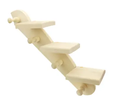 Полка дер Лесенка 4 крючка 45х13х11см липа 958, , шт в интернет-магазине Патент24.рф