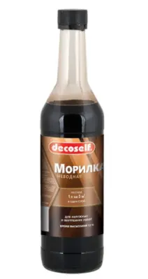 Морилка ПУФАС Decoself (неводная) Палисандр 0,5л , , шт в интернет-магазине Патент24.рф