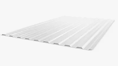 Профнастил С-8 0,45х1185х2000 полиэстер (глянец) RAL9003 сигнальный белый односторонний стандарт, , л. в интернет-магазине Патент24.рф