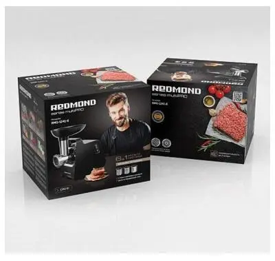 Мясорубка Redmond RMG-1241-6 1340Вт, овощерезка, черный в интернет-магазине Патент24.рф