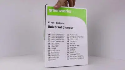 Зарядное устройство быстрое Greenworks G40UC8 40В на 2 аккум., , шт в интернет-магазине Патент24.рф Зарядное устройство быстрое Greenworks G40UC8 40В на 2 аккум., , шт в интернет-магазине Патент24.рф