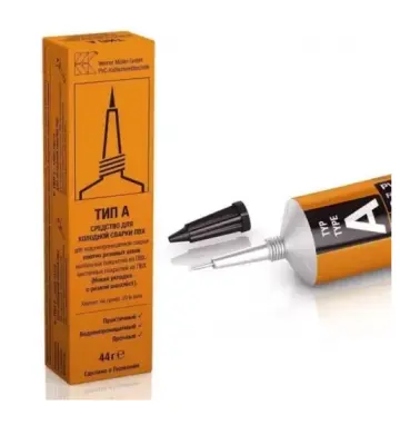 Клей Werner Muller жидкий для холодной сварки тип А 44гр, , шт в интернет-магазине Патент24.рф