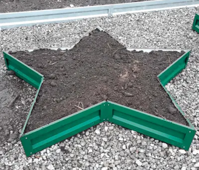 Клумба одноярусная ЗВЕЗДОЧКА (1,2м), , шт в интернет-магазине Патент24.рф