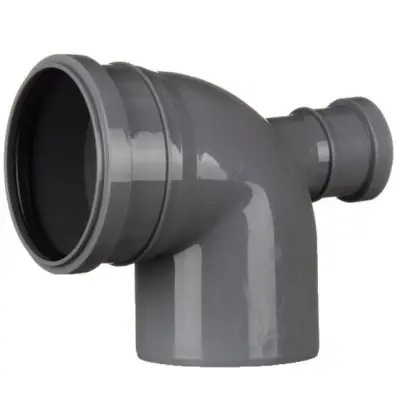 Отвод Политэк 110х90 с выходом 50 фронтальный (тыл), , шт в интернет-магазине Патент24.рф