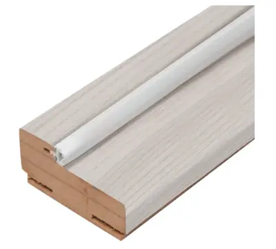 Коробочный брус (телескоп) Лиственница горная кремовая с уплотнителем, , шт в интернет-магазине Патент24.рф