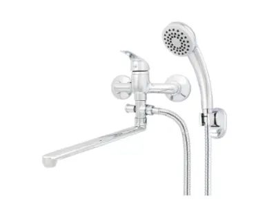 Смеситель Микс Энд Фикс для ванны Йота одноручный излив 350мм 4407-03, , шт в интернет-магазине Патент24.рф