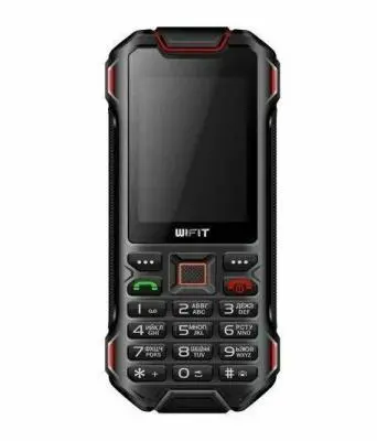 Сотовый телефон WIFIT WiRUG F1 IP68/2G/DualSim Black-Red/Черно-красный в интернет-магазине Патент24.рф