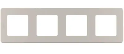 Рамка INSPIRIA 4 поста слоновая кость, , шт в интернет-магазине Патент24.рф