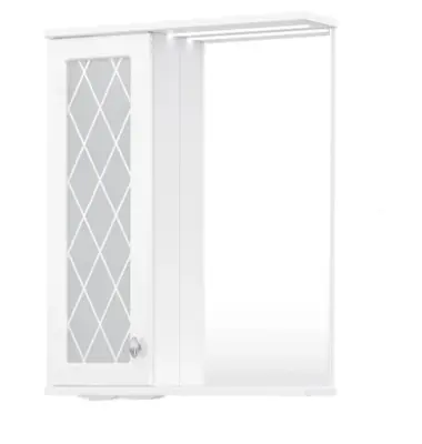 Зеркало-шкаф Milena 55 левый (белый), , шт в интернет-магазине Патент24.рф