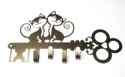 Ключница "Котята"-S бр.металлик, , шт в интернет-магазине Патент24.рф