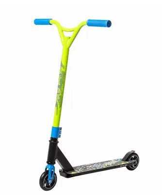 Самокат SUB TECH 100 (NEW) трюковый черный/неоновый, , шт в интернет-магазине Патент24.рф