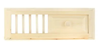 Решетка вент. с задвижкой (малая) 340х120, , шт в интернет-магазине Патент24.рф