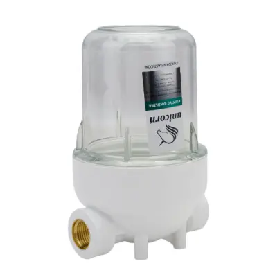 Корпус 5" для холодной воды прозрачный, подключение 1/2" Unicorn KSBP5 1/2, , шт в интернет-магазине Патент24.рф