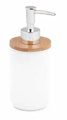 Дозатор д/жидкого мыла "Бамбук" (белый) Альтернатива М8058, , шт в интернет-магазине Патент24.рф