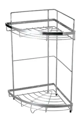 Полка угловая двухъярусная COZY-CR-2, , шт в интернет-магазине Патент24.рф