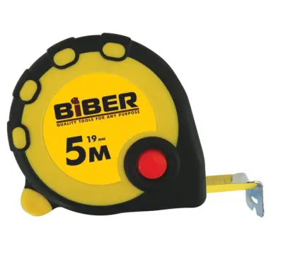 Рулетка BiBER STANDART 5мх19мм 40092, , шт в интернет-магазине Патент24.рф Рулетка BiBER STANDART 5мх19мм 40092, , шт в интернет-магазине Патент24.рф