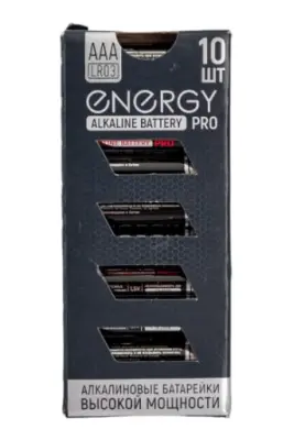 Элемент питания элемент питания energy pro lr03/10k (aaa) в интернет-магазине Патент24.рф