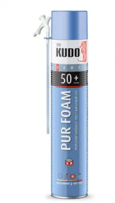 Пена монтажная HOME 50+ KUDO 1л. бытовая полиуретан. всесезонная, , шт в интернет-магазине Патент24.рф