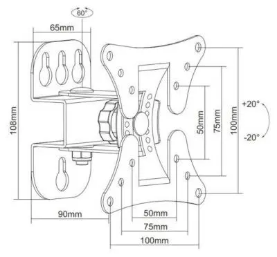 Кронштейн для ТВ iTECH LCD102 в интернет-магазине Патент24.рф