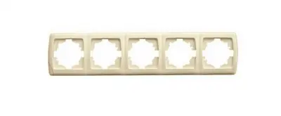 Рамка VI-KO Karre 90960204 5-мест. бел., , шт в интернет-магазине Патент24.рф