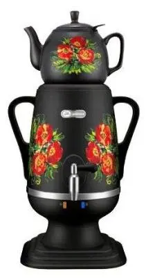 Самовар Добрыня DO-423 Маки (черный) в интернет-магазине Патент24.рф
