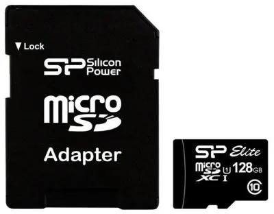 Карта памяти micro SD Silicon Power 64Gb class 10 + адаптер в интернет-магазине Патент24.рф