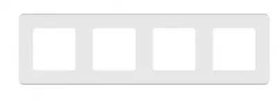 Рамка INSPIRIA 4 поста белый, , шт в интернет-магазине Патент24.рф