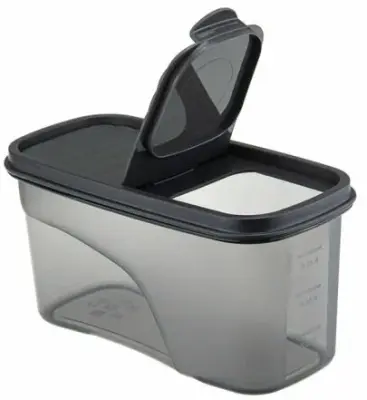 Емкость для сыпуч. продуктов БЕСТ 1л Графитовый 95х190х95мм М1254, , шт в интернет-магазине Патент24.рф