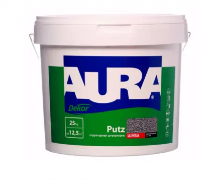 Штукатурка структурная акриловая Aura Putz Decor 8кг "ШУБА" (зерно 1,5мм), , шт в интернет-магазине Патент24.рф