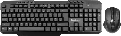 Клавиатура+Мышь Defender Jakarta C-805 RU клавиатура+мышь беспроводные 45804 черный в интернет-магазине Патент24.рф