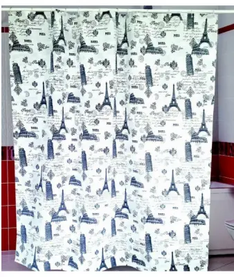 Штора д/ванной ткань 180х200 Miranda в асс-менте, , шт в интернет-магазине Патент24.рф