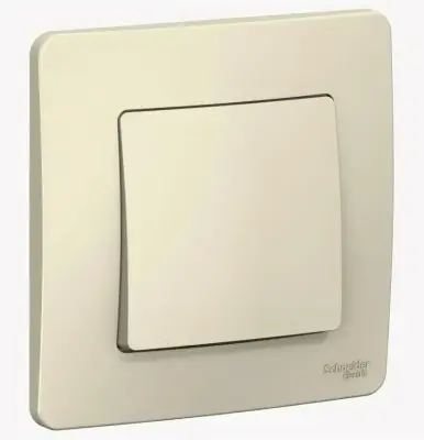 Выключатель Blanca 1кл. с/у (сх.1) 10А 250В бежевый, , шт в интернет-магазине Патент24.рф