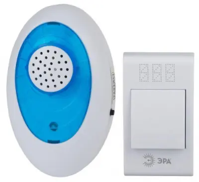 Звонок беспроводной ЭРА аналог А01, 100м, 32 мелодий, 2хАА/A23 0819, , шт в интернет-магазине Патент24.рф