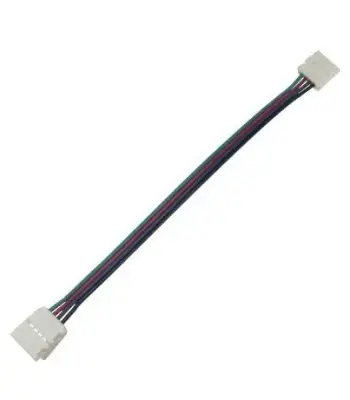 Коннектор Ecola 15 см зажим-зажим 4-х конт SMD5050 RGB SC41U2ESB, , шт в интернет-магазине Патент24.рф