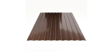 Профнастил С-8 0,45х1185х2000 полиэстер (глянец) RAL8017 шоколадно-коричневый, , л. в интернет-магазине Патент24.рф