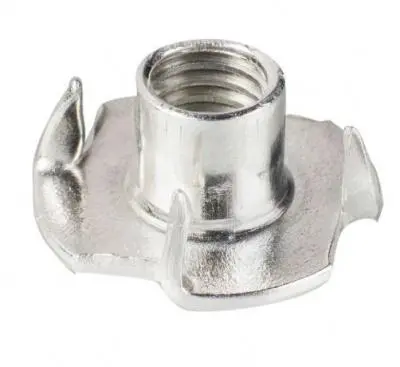 Гайка мебельная забивная оцин. М8 (6шт), , упак в интернет-магазине Патент24.рф