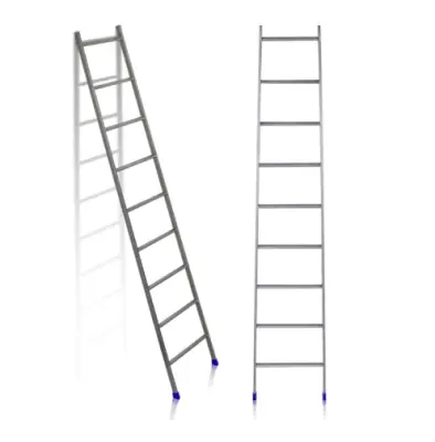 Лестница мет приставная 9ст h2,2м 4,8кг Ника Л9, , шт в интернет-магазине Патент24.рф