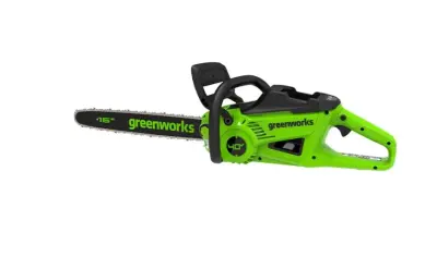 Пила цепная аккум. Greenworks GD40CS20X  40В 40см бесщеточная 2000Вт с 1хАКБ 8Ач и ЗУ, , шт в интернет-магазине Патент24.рф Пила цепная аккум. Greenworks GD40CS20X  40В 40см бесщеточная 2000Вт с 1хАКБ 8Ач и ЗУ, , шт в интернет-магазине Патент24.рф