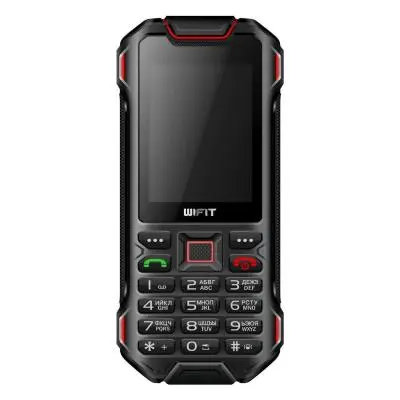 Сотовый телефон WIFIT WiRUG F1 IP68/2G/DualSim Black-Red/Черно-красный в интернет-магазине Патент24.рф