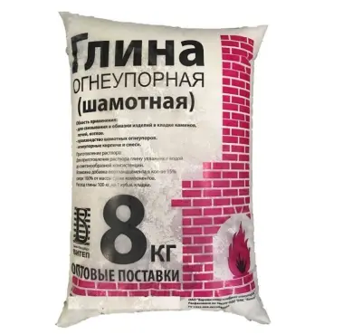 Глина огнеупорная (шамотная) 8кг, , шт в интернет-магазине Патент24.рф