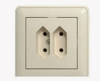 Розетка 2СП под плоскую вилку РС 6-253-28 , , шт в интернет-магазине Патент24.рф