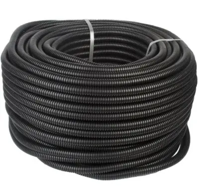 Труба гофр. д/защиты кабелей 25 мм ПВХ ЧЕРНАЯ, , м в интернет-магазине Патент24.рф