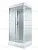 Кабина душевая Квадро 100х80 А прямоуг. низ. поддон, белый, полосы, ДН4 8мест, , шт в интернет-магазине Патент24.рф