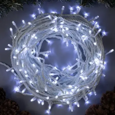 Электрогирлянда-нить ECO. IP44, 20 м, Н.Б. LED-200-220V, 8 режимов, БЕЛЫЙ 3584144, , шт в интернет-магазине Патент24.рф