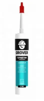 Герметик GROVER силик.санит. S100 белый 300 мл, , шт в интернет-магазине Патент24.рф