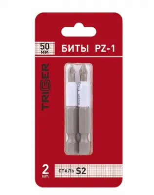 Биты ПРОФИ РZ-1 50мм ТРИГГЕР (2шт) 84970, , шт в интернет-магазине Патент24.рф