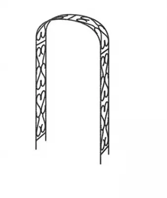 Арка мет д/вьющихся растений "Прямая" 230х36,5см дуга 125см, , шт в интернет-магазине Патент24.рф