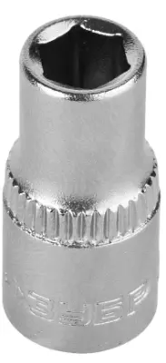 Головка торцовая ЗУБР "МАСТЕР" 1/4" FLANK хром.покрытие 7мм, , шт в интернет-магазине Патент24.рф